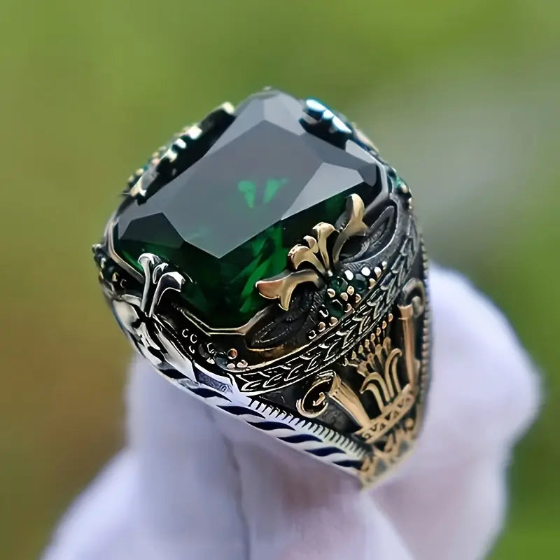 Klara Emerin Ring | Mixed Gold 18k