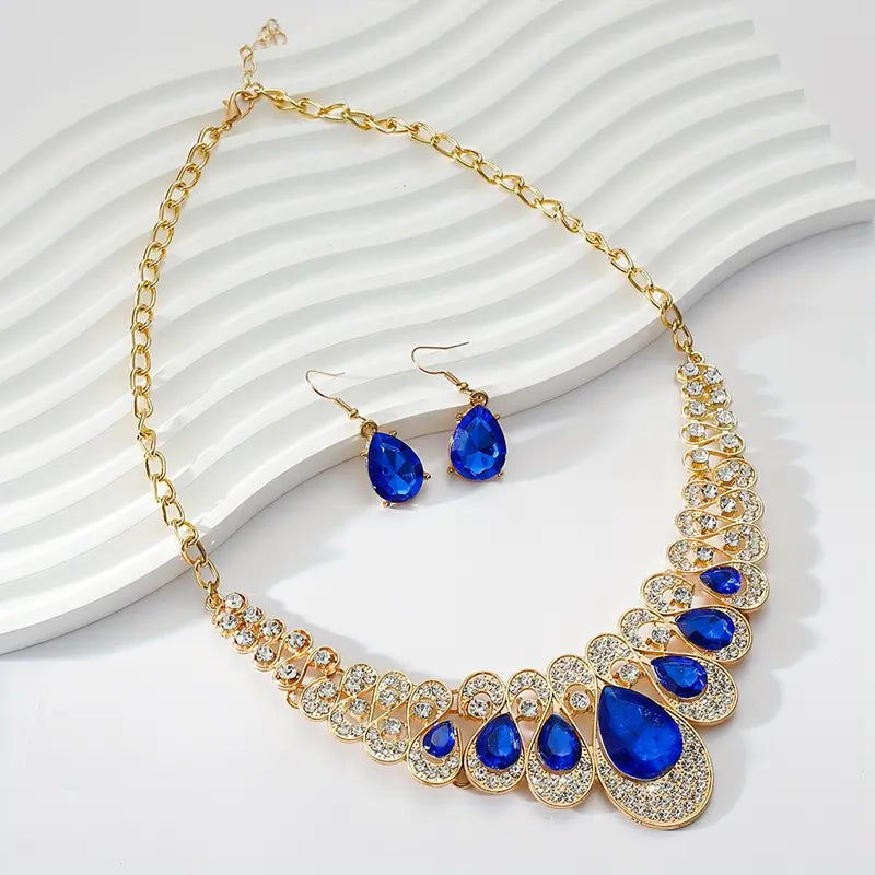 Maevina Zafiros Jewelry Set | Gold 18k