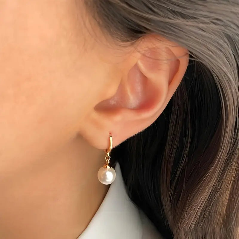 Golden Grace Pearl Jewelry Set | Gold 18k
