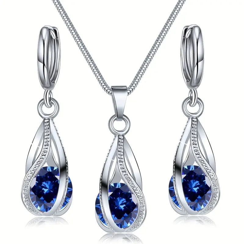 Zelira Fontaine Jewelry Set | White Gold 18k