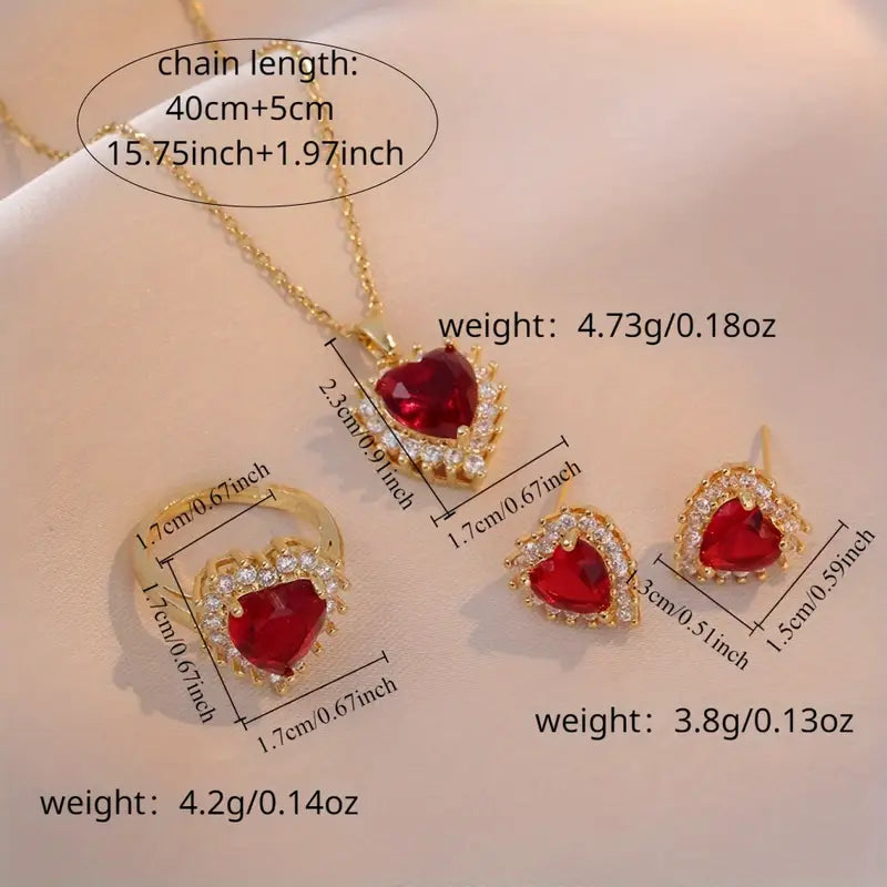 Anavelle Roubella Jewelry Set | Gold 18k