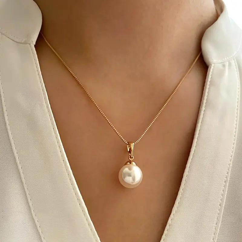 Golden Grace Pearl Jewelry Set | Gold 18k