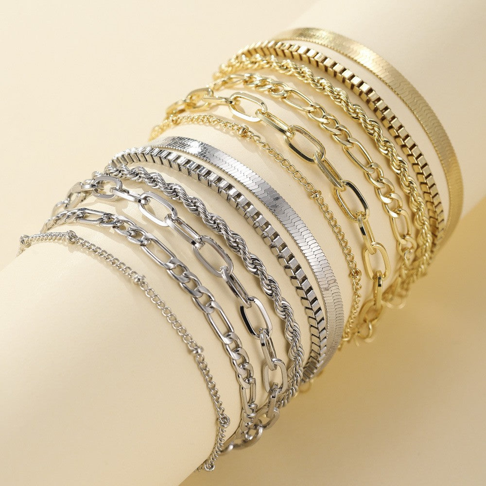 Ellis Renner Bracelet Set | White Gold 16k