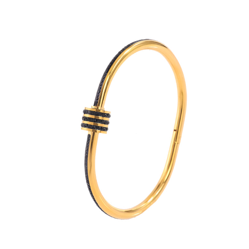 Tessandra Virelli Bracelet Green | Gold 16k