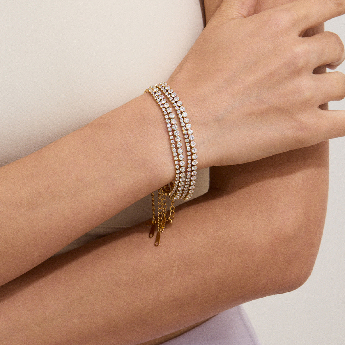 Sola Maroux Bracelet Set | Gold 18k