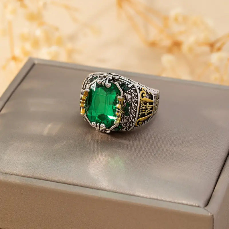 Klara Emerin Ring | Mixed Gold 18k