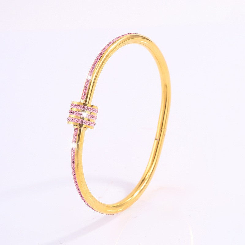 Tessandra Virelli Bracelet Green | Gold 16k