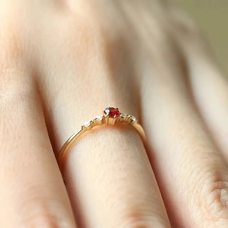 Venara Redmere Ring | Gold 14k