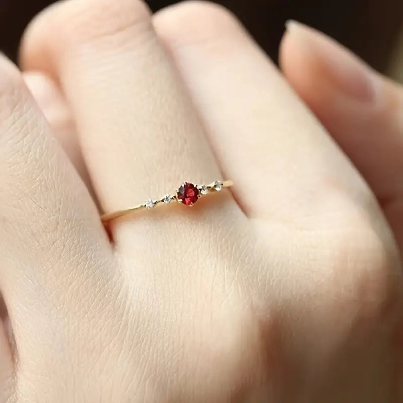 Venara Redmere Ring | Gold 14k
