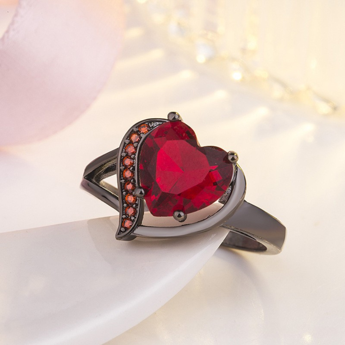 Calindra Rosethorne Ring | White Gold 16k