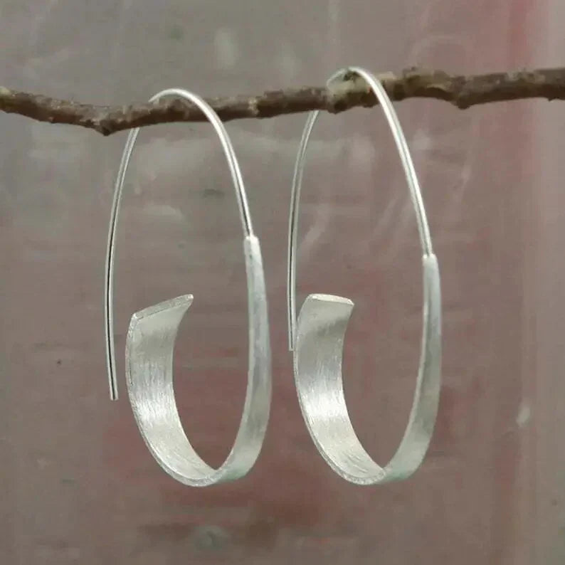 Vintage Spiral Earrings | Gold 16k