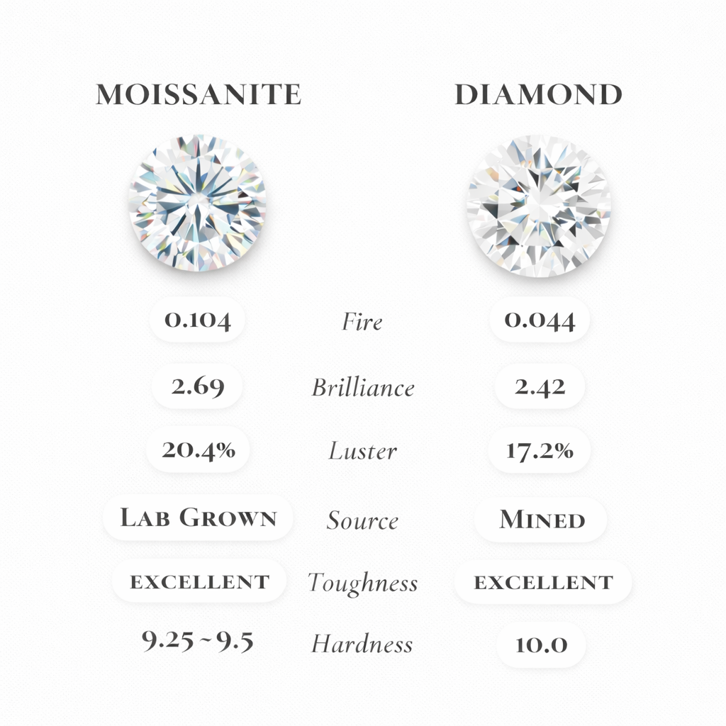 RADIANT ÉLITAIRE MOISSANITE RING