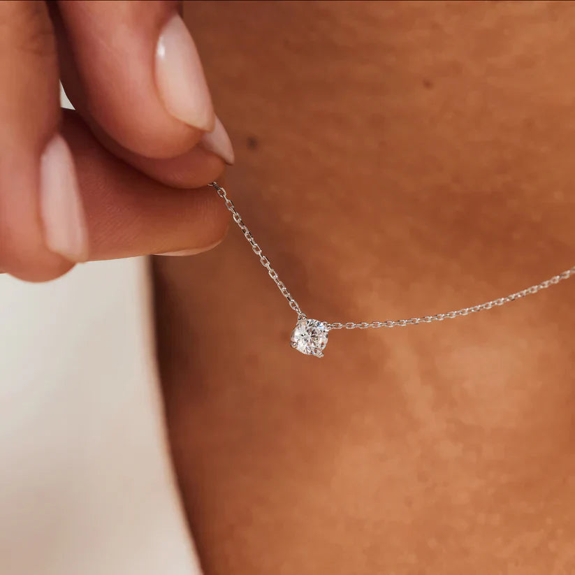 Cléa Moissanite Stone Set | White Gold 14k
