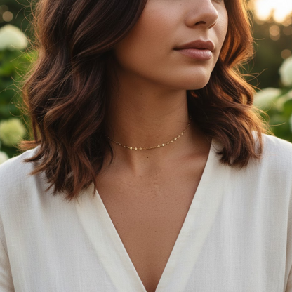 Minimalist Everyday Choker Necklace