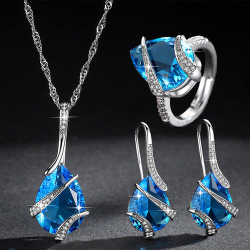 Seraphina Thorne Set | White Gold 16k