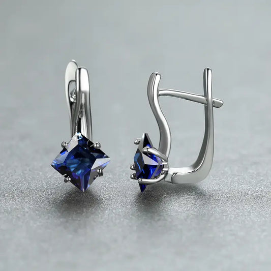 Sylvette Azurienne Earrings | White Gold 18k