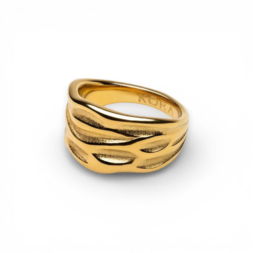 Gold Natural Statement Ring