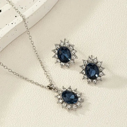 Katya Azuryn Jewelry Set | White Gold 16k