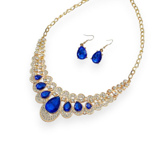 Maevina Zafiros Jewelry Set | Gold 18k