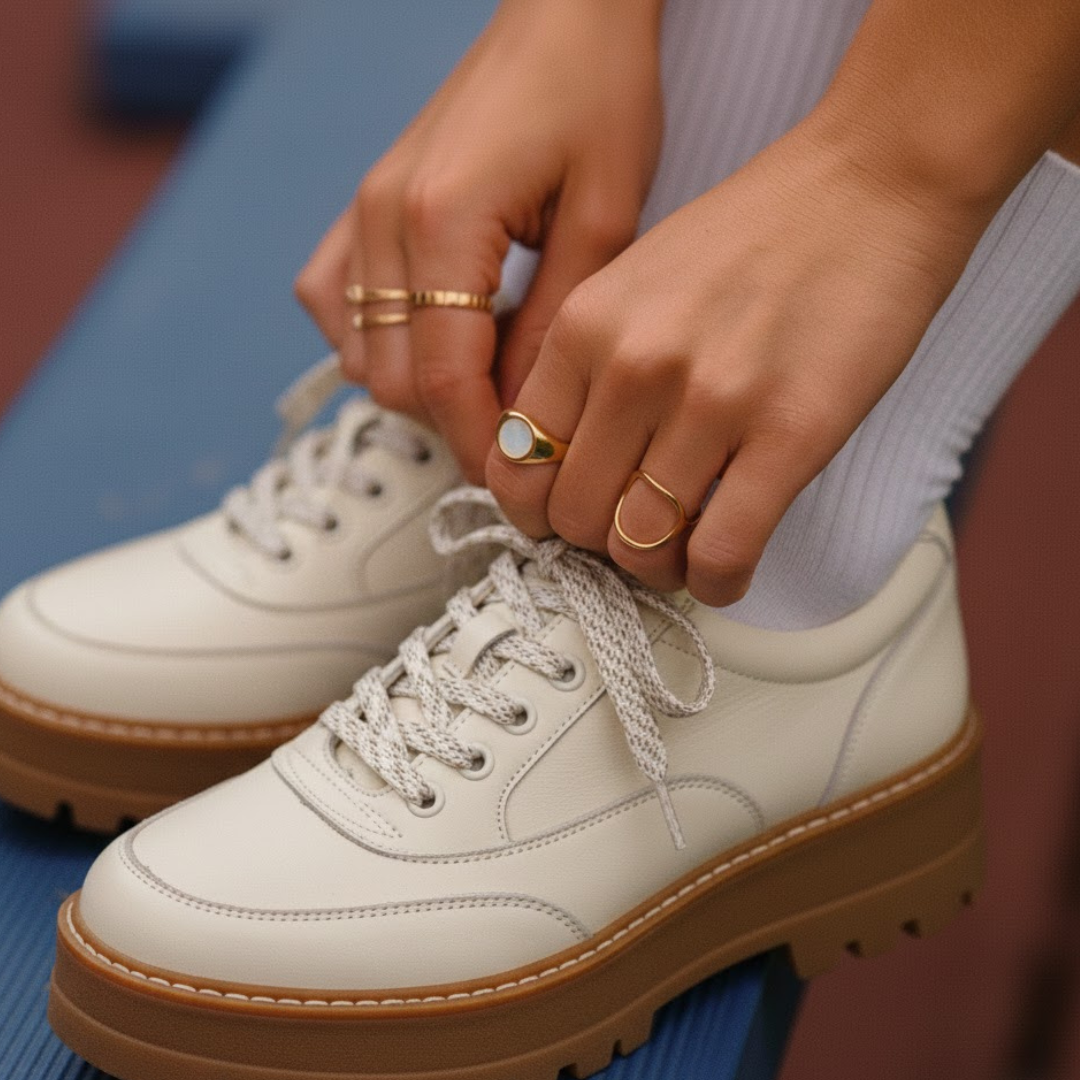 Iridescent Mother of Pearl Statement Ring