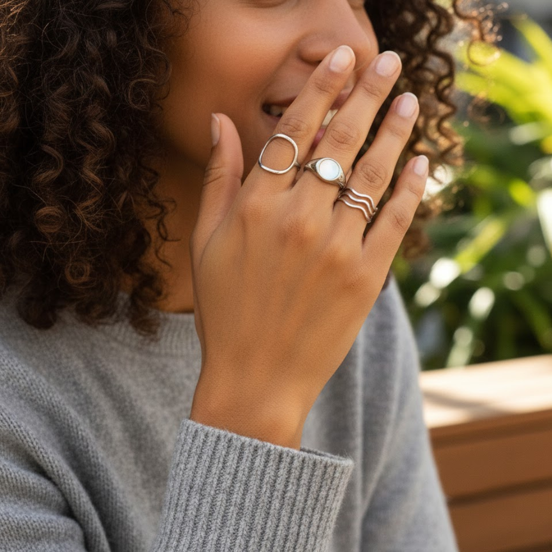 KORA Azure Wave Ring