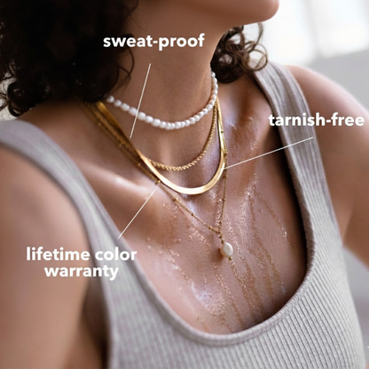 Ornate Pearl Pendant Necklace