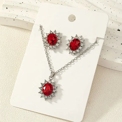 Katya Ruberyn Jewelry Set | White Gold 16k