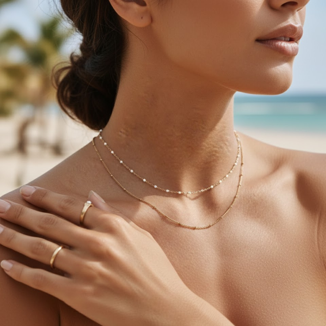 "Desire" Double Layered Choker
