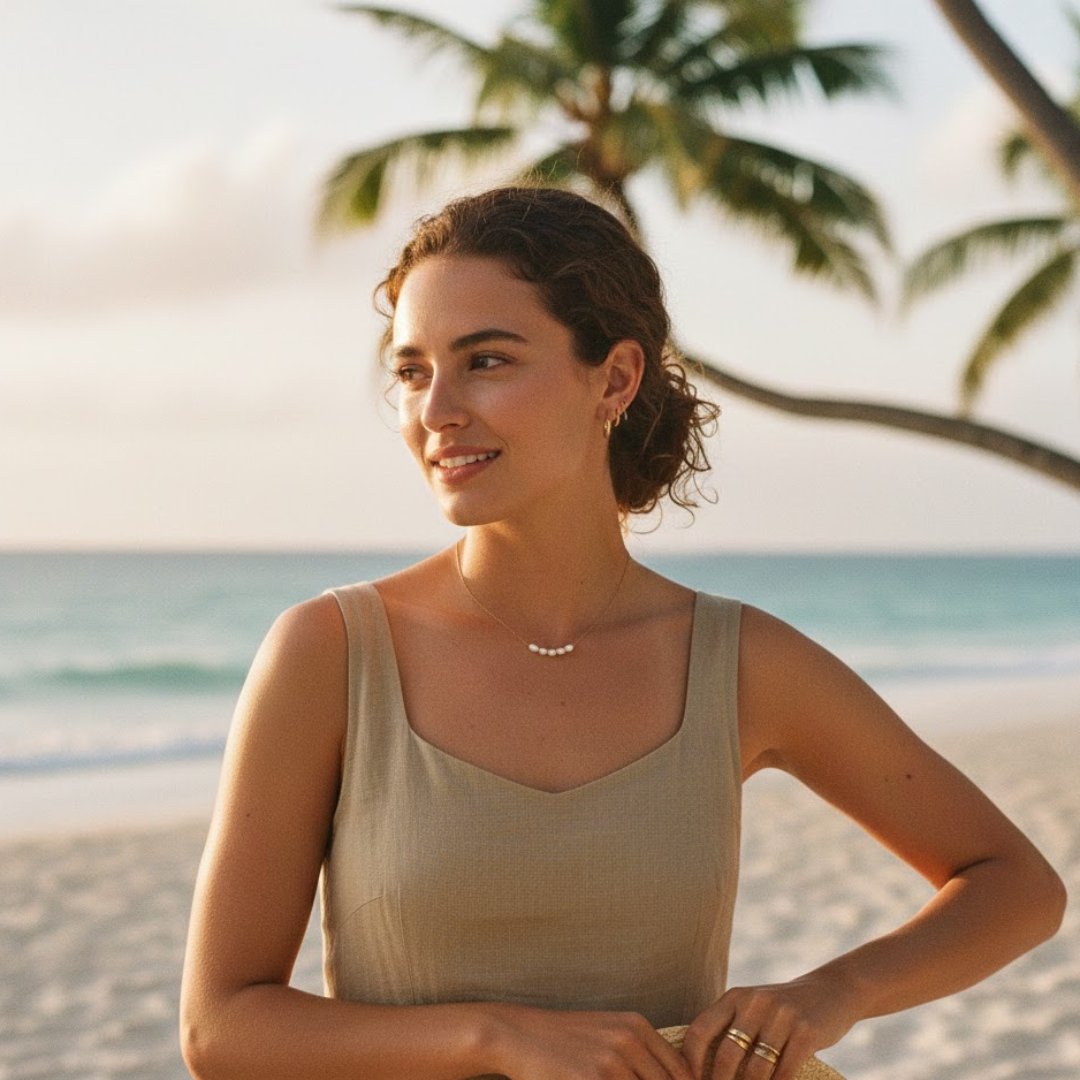 Elegant Freshwater Pearl Choker Necklace