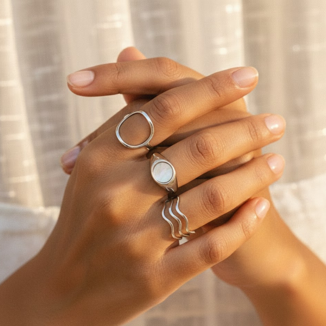 KORA Azure Wave Ring