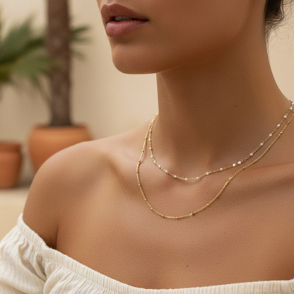 "Desire" Double Layered Choker