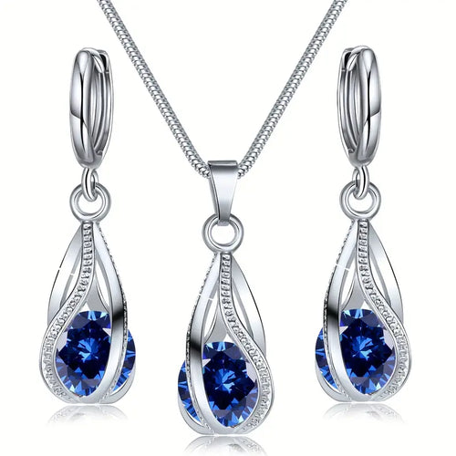 Zelira Fontaine Jewelry Set | White Gold 18k