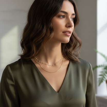 "Desire" Double Layered Choker