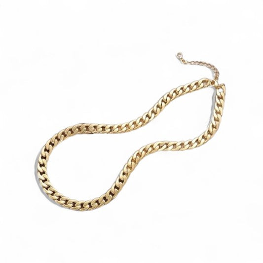 Chunky Cuban Link Necklace | Gold 18k