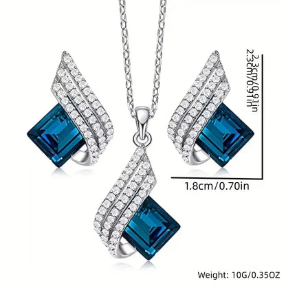 Brienne Solazure Jewelry Set | White Gold 16k