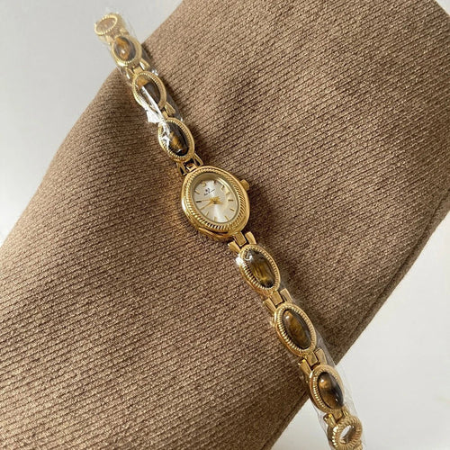 Aubrette Elegant Jade Bracelet Watch