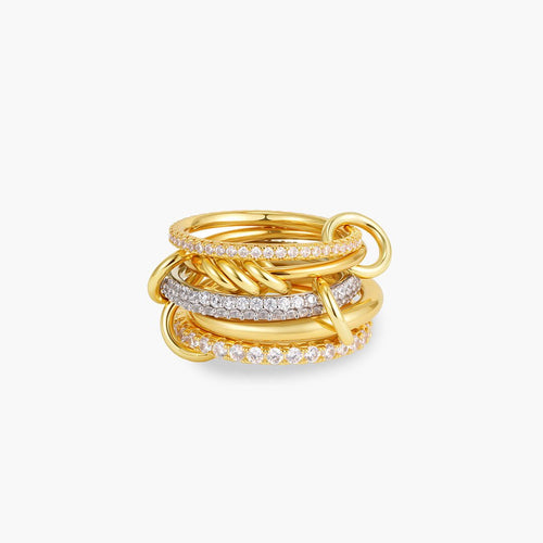Aurélie Dazzling Zirconia Stacked Ring