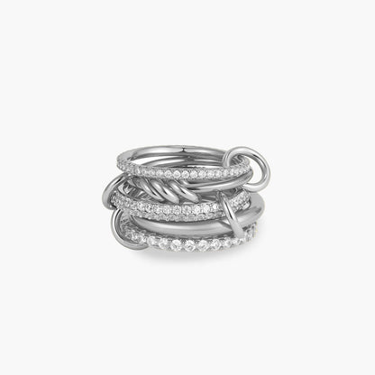 Aurélie Dazzling Zirconia Stacked Ring