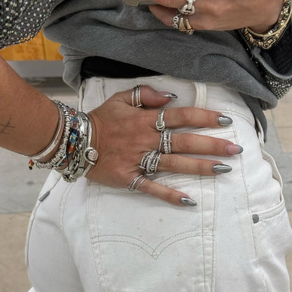 Aurélie Dazzling Zirconia Stacked Ring