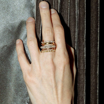 Aurélie Dazzling Zirconia Stacked Ring