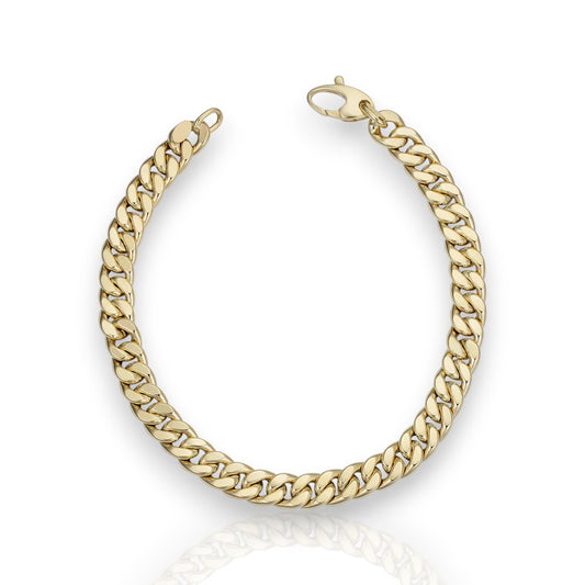 Cadence Cuban Bracelet | Gold 16k