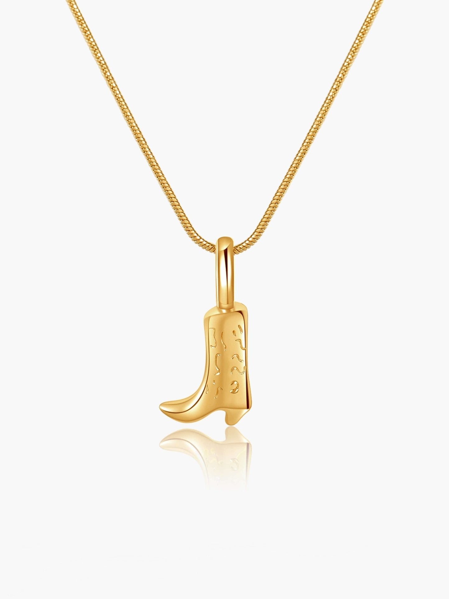 Cowboy Boot Charm Necklace
