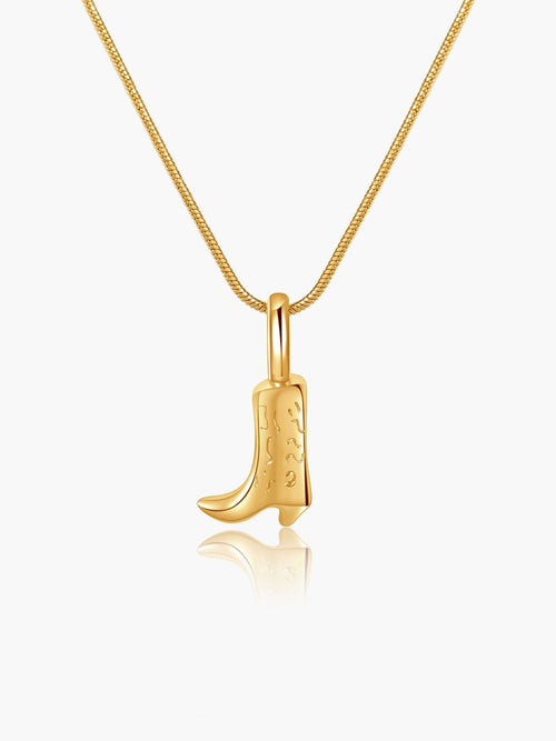 Cowboy Boot Charm Necklace