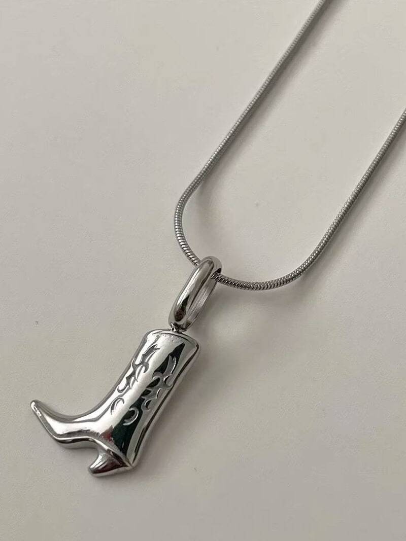 Cowboy Boot Charm Necklace
