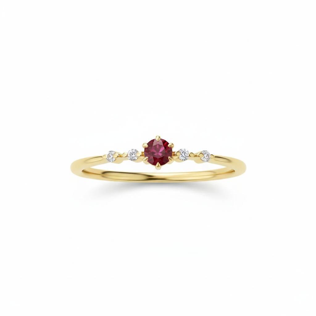 Venara Redmere Ring | Gold 14k