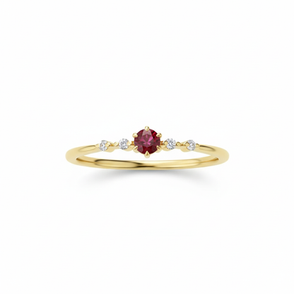 Venara Redmere Ring | Gold 14k