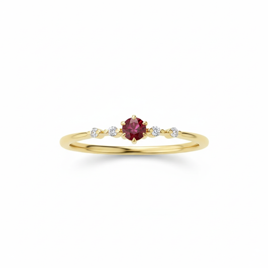 Venara Redmere Ring | Gold 14k