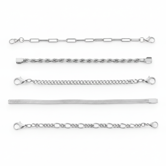 Ellis Renner Bracelet Set | White Gold 16k
