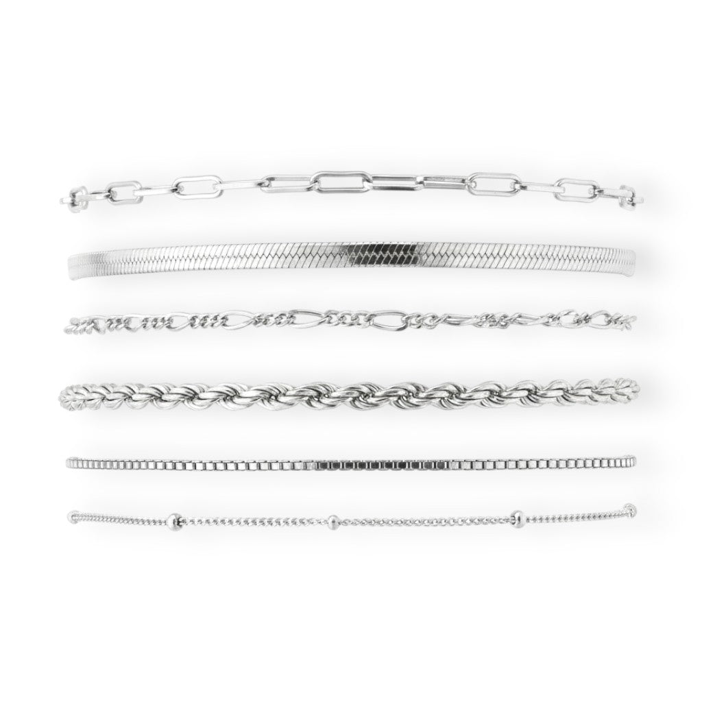 Isabella Vernetta bracelet set | White Gold 16k