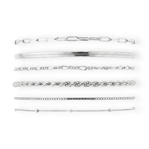 Isabella Vernetta bracelet set | White Gold 16k